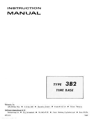 Сервисная инструкция Tektronix 3B2 TIME-BASE ― Manual-Shop.ru