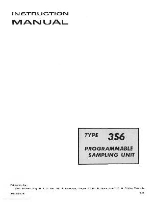 Сервисная инструкция Tektronix 3S6 ― Manual-Shop.ru