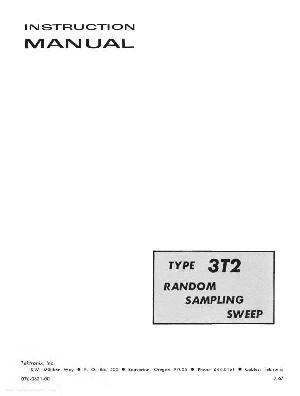 Сервисная инструкция Tektronix 3T2 ― Manual-Shop.ru