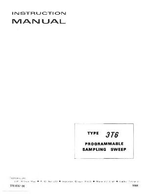 Service manual Tektronix 3T6 ― Manual-Shop.ru