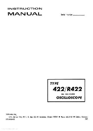Service manual Tektronix 422 Oscilloscope ― Manual-Shop.ru