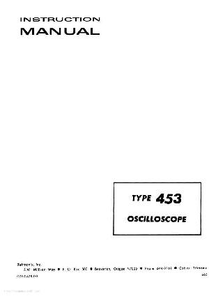 Service manual Tektronix 453 Oscilloscope ― Manual-Shop.ru