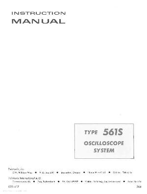 Сервисная инструкция Tektronix 561S Oscilloscope ― Manual-Shop.ru
