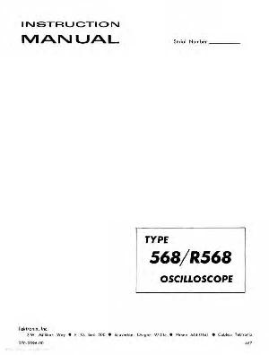 Сервисная инструкция Tektronix 568 ― Manual-Shop.ru