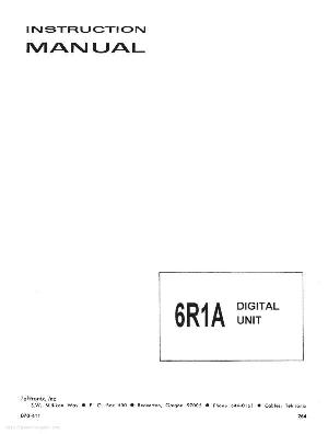 Сервисная инструкция Tektronix 6R1A ― Manual-Shop.ru