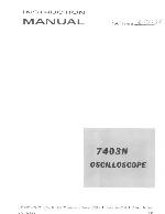 Сервисная инструкция Tektronix 7403N