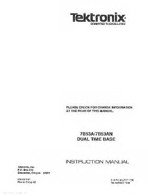 Сервисная инструкция Tektronix 7B53A ― Manual-Shop.ru