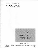 Сервисная инструкция Tektronix 7L12