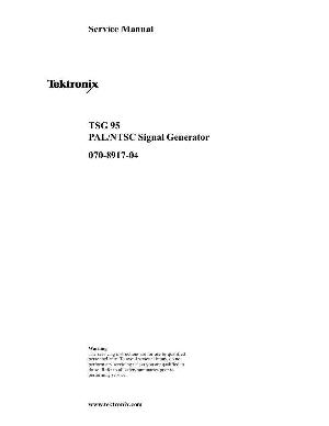 Service manual Tektronix TSG95 PAL-NTSC SIGNAL GENERATOR ― Manual-Shop.ru