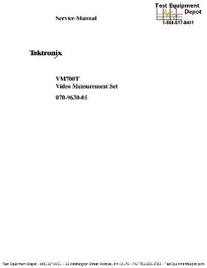 Service manual Tektronix VM700T ― Manual-Shop.ru