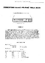 Service manual Tesla 3603A