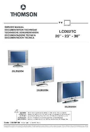 Сервисная инструкция Thomson 20LB020S4, 23LB020S4, 30LB020S4, LCD02TC ― Manual-Shop.ru