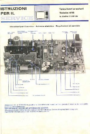 Сервисная инструкция Thomson 415 ― Manual-Shop.ru