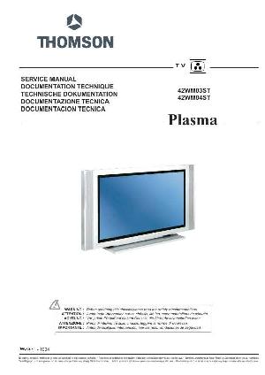 Service manual Thomson 42WM03ST, 42WM04ST ― Manual-Shop.ru