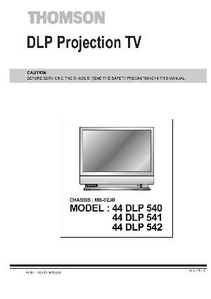 Service manual Thomson 44DLP540, 44DLP541, 44DLP542 ― Manual-Shop.ru