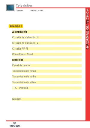 Service manual Thomson 52JW642S, ITC222-PTV ― Manual-Shop.ru