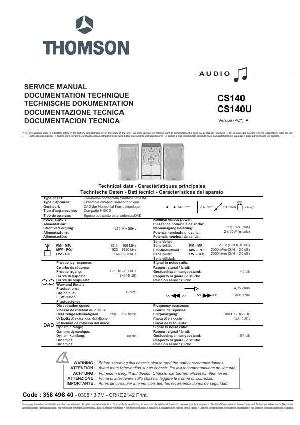 Service manual Thomson CS140 ― Manual-Shop.ru