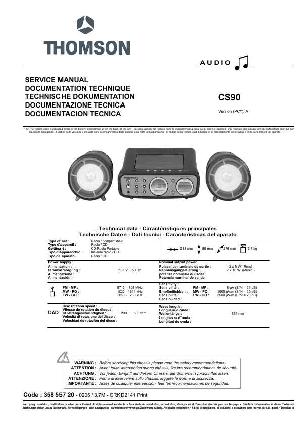 Service manual Thomson CS90 ― Manual-Shop.ru