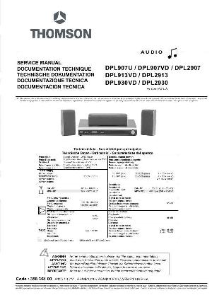 Сервисная инструкция Thomson DPL-907, 913, 930VD ― Manual-Shop.ru