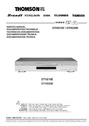 Service manual Thomson DTH-210E, DTH-220E ― Manual-Shop.ru