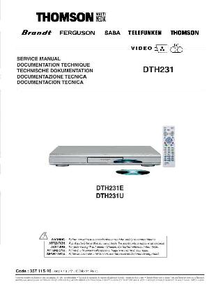 Сервисная инструкция Thomson DTH-231E ― Manual-Shop.ru