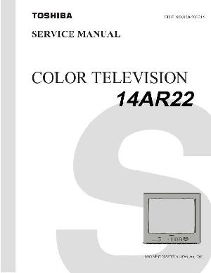 Service manual Toshiba 14AR22 ― Manual-Shop.ru