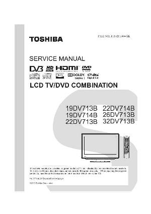 Service manual Toshiba 19DV713B, 22DV713B, 26DV713B, 32DV713B ― Manual-Shop.ru