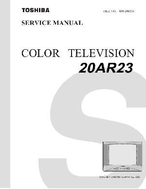 Сервисная инструкция Toshiba 20AR23 ― Manual-Shop.ru