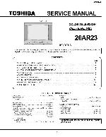 Service manual Toshiba 20AR23