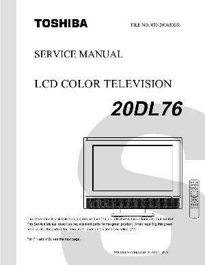 Service manual Toshiba 20DL76 ― Manual-Shop.ru