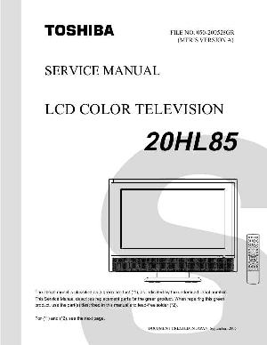 Service manual Toshiba 20HL85 ― Manual-Shop.ru