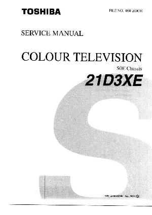 Service manual Toshiba 21D3XE ― Manual-Shop.ru