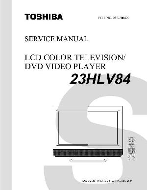 Service manual Toshiba 23HLV84 ― Manual-Shop.ru