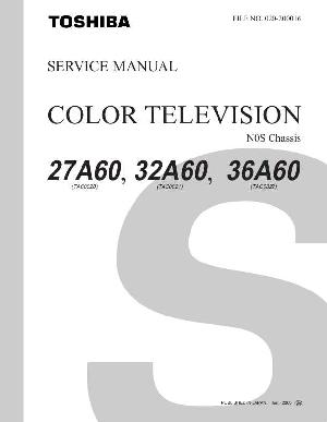 Service manual Toshiba 27A60 ― Manual-Shop.ru