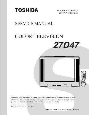 Service manual Toshiba 27D47 ― Manual-Shop.ru