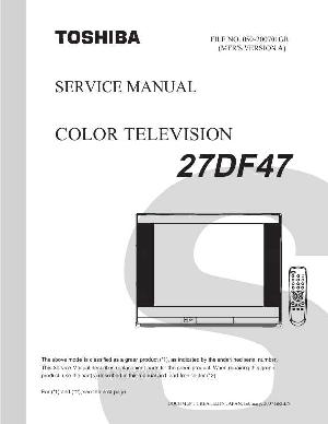 Service manual Toshiba 27DF47 ― Manual-Shop.ru