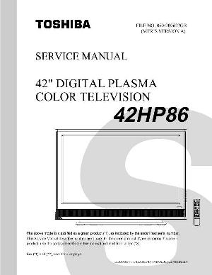 Service manual Toshiba 42HP86 ― Manual-Shop.ru