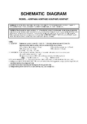 Сервисная инструкция Toshiba 42WP48 ― Manual-Shop.ru