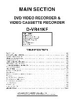 Сервисная инструкция Toshiba D-VR41KF