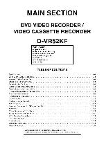 Service manual Toshiba D-VR52KF