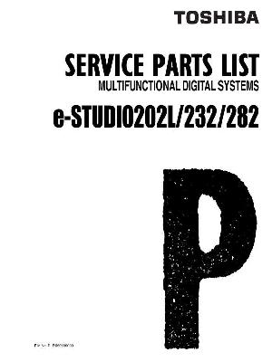 Сервисная инструкция Toshiba E-studio 202L, 232, 282 PARTS LIST ― Manual-Shop.ru