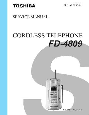 Service manual Toshiba FD-4809 ― Manual-Shop.ru
