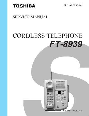 Service manual Toshiba FT-8939 ― Manual-Shop.ru