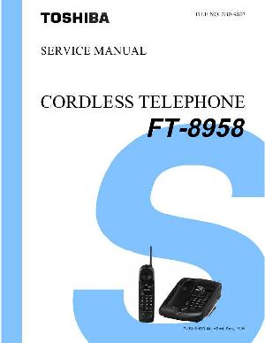 Service manual Toshiba FT-8958 ― Manual-Shop.ru