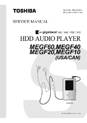 Service manual Toshiba MEGF-10, MEGF-20, MEGF-40, MEGF-60 ― Manual-Shop.ru