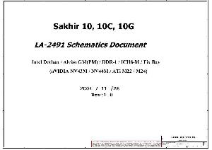 Schematic Toshiba Satellite A80 COMPAL LA-2491 ― Manual-Shop.ru