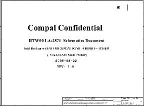 Schematic TOSHIBA SATELLITE M70 (HTW00 LA-2871) ― Manual-Shop.ru