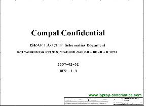 Schematic Toshiba Satellite P200 COMPAL LA-3711P ― Manual-Shop.ru