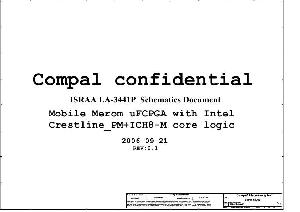 Schematic Toshiba Satellite X200 X205 COMPAL LA-3441P ISRAA ― Manual-Shop.ru