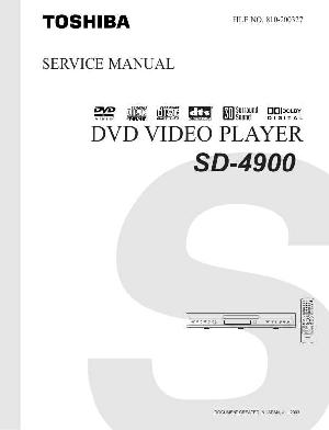 Service manual Toshiba SD-4900 ― Manual-Shop.ru